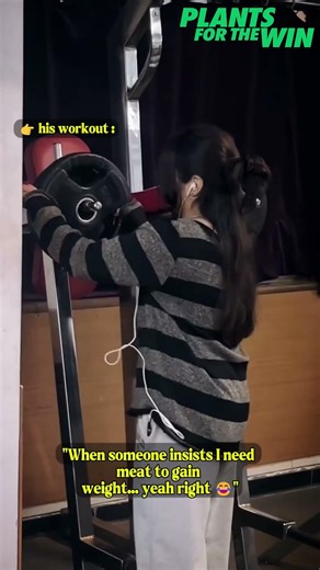 No Meat? No Problem… Watch This 💪#fitness #gym #transformation #gains #muscle #musclebuilding