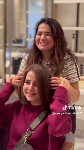 Cute My Hair Look – Saniya Shamshad Hair Style