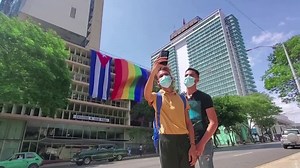Havana dons giant rainbow flags in key year for Cuban LGBT+ rights