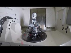 SolidCAM 橄欖球 五軸加工 十倍速度