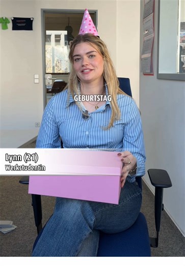Das letzte Geschenk🫣 Geburtstag im Büro😭