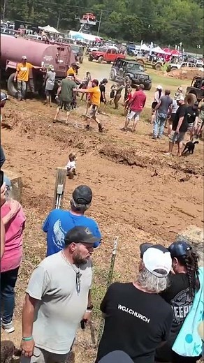 Excavator Mudding Event: Watch This Course Transformation! #shorts