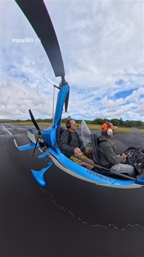 Armin Engert on Instagram: "The autogyro can fly and even land safely without engine power, thanks to a mode called autorotation. (This has nothing to do with AI—it’s pure aerodynamics!) When practicing autorotation, always train with a qualified instructor."