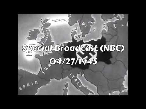 WW2 Radio News, 1945: The Fall Of Germany (1945, Part 2)