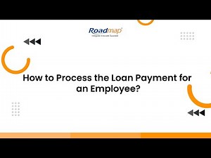 How to Process the Loan Payment for an Employee?