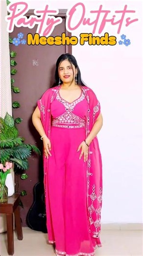 Meesho Indo Western Outfit Under 1500😱| diwali outfit haul | Meesho wedding wear haul #shorts