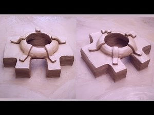 Village chulha design| Village style kitchen design| Munni's Village kitchen