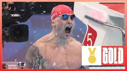 Adam Peaty: Team GB star wins 100m breaststroke gold at Tokyo Olympics