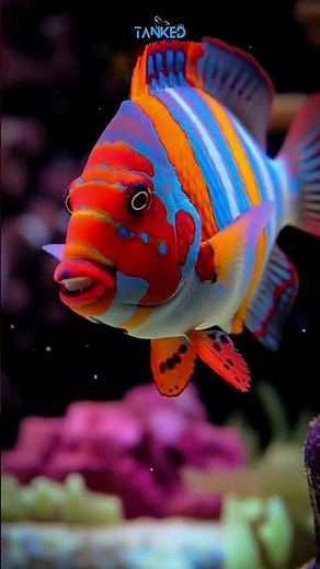 Harlequin Tuskfish – The Colorful Reef Warrior 🌈🐠| TANKED IND | @tanked_ind