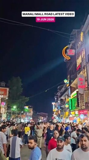 Manali snowfall Condition Today, Manali Mall Road Current Traffic condition June 2026 #manali