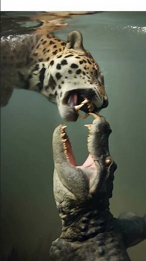 Jaguar vs Alligator: Underwater Battle Caught on Camera!