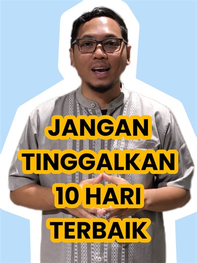 10 Hari Terbaik Dzulhijjah: Amalan & Puasa Arafah