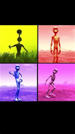 Alien Dance Battle Dame to cosita challenges #coffindance #elchombo #aliendance #funny