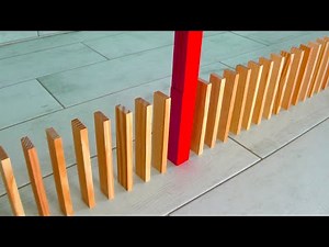 72 domino tricks with Kapla