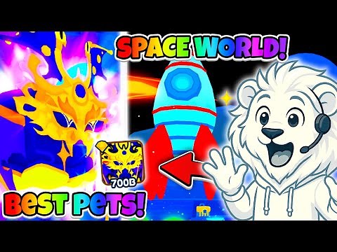 🚀 I Completed New *SPACE WORLD* Update and Got THE BEST Pets In Rebirth Champions Ultimate (Roblox)
