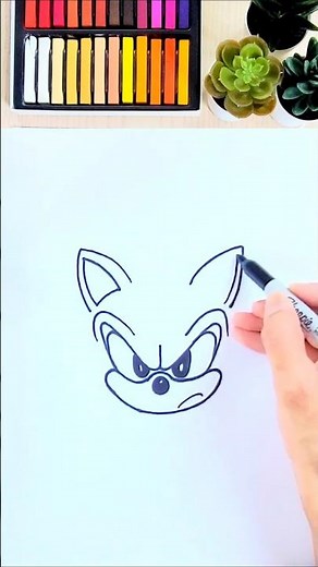How to Draw Shadow the Hedgehog Drawing Tutorial | Step by Step | Studio RedBug 201 #cartoondrawing