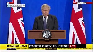 BREAKING: Prime Minister Boris Johnson says scientists are "firmly of the view there will be another wave of COVID at some stage this year", and announces a new taskforce to search for "promising new medicines" to fight coronavirus. Get the latest on COVID-19: https://trib.al/hqAlymX | Sky News