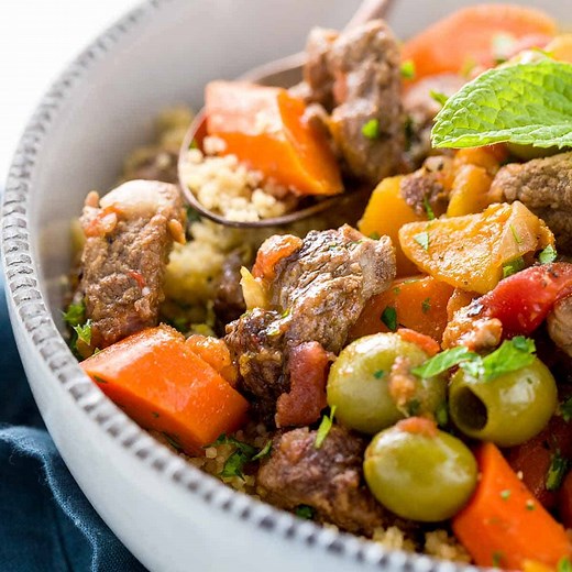 Moroccan Lamb Stew with Couscous