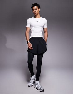 adidas Training tech fit leggings in black | ASOS