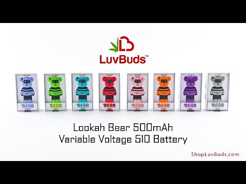 Lookah Bear 500mAh Variable Voltage 510 Battery | Available at ShopLuvBuds.com
