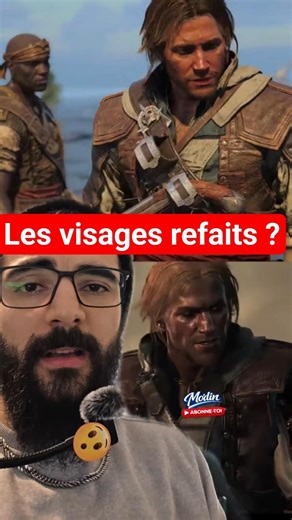 🎙️😐 Les visages refaits dans Resynced #assassinscreed