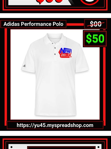 Adidas Performance Polo || **Perfect Gift! || New York (Adidas Performance Polo) Customizable** 🛒 Order Now! 📢 👇 https://yu45.myspreadshop.com/new york-A693ba8803c285b0e6a87de98?productType=3248&sellable=OL4NGl2MM2Czww7nbxeG-3248-206&appearance=1 Product Details Elevate your game with the Adidas Performance Polo, engineered for optimal style and comfort. This polo features a ribbed knit collar with a sleek three-button placket, combining classic design with modern refinement. Built to protect