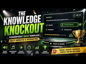 Ultimate PowerPoint Quiz Game Template | Fully Animated Quiz Show