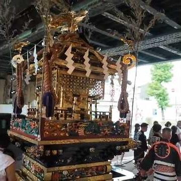 素盞雄神社例大祭の神幸祭、絢爛豪華な鳳車に載せられて巡行する本社神輿2026/6/7 #祭り #南千住 #神輿 #天王祭 #三ノ輪