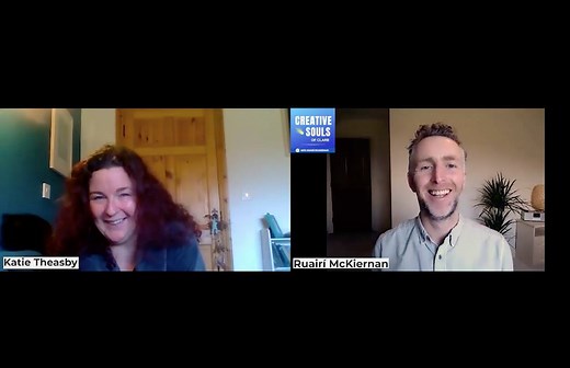 New episode of Creative Souls of Clare Podcast with Kilfenora singer, songwriter, musician and ex Father Ted 'lovely girl' Katie Theasby. Available as video here, YouTube, & audio on all main podcast apps including Spotify, Apple etc. Reviews, ratings, shares appreciated. Thanks to CreativeIrl Creative Ireland Clare for support. Audio links: http://pod.link/creativesouls YouTube: https://youtu.be/f0FYV7Fub08 | Ruairí McKiernan