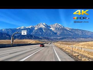 Driving Colorado 4K | Denver to Boulder Driving Tour | Cities and Highway 36 Scenic Ride