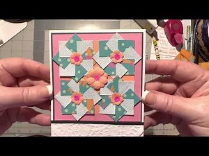 (452) Quadruple Pinwheel Quilt Card