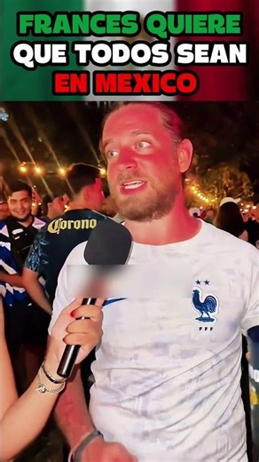 This Frenchman's epic message demanding respect for Mexico in the World Cup #shorts