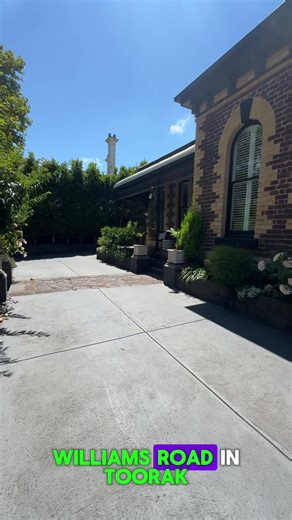 194 Williams Road, Toorak - Step into timeless elegance. This c1860 Hawthorn brick Victorian combines grand heritage with modern luxury. Soaring ceilings, marble fireplaces, and a private courtyard oasis. Just steps from Hawksburn Village, this is dream living #VictorianHome #HawthornBeauty #LuxuryRealEstate #MelbourneHomes #HawksburnVillage