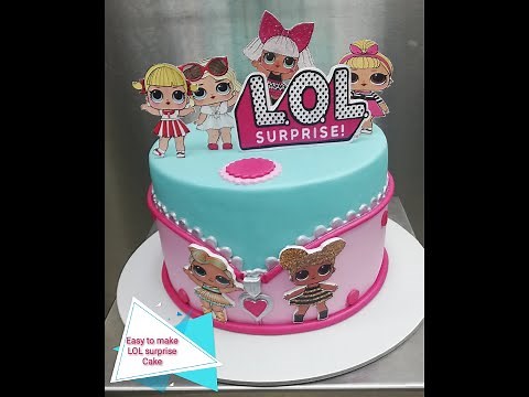 Easy tips on how to make LOL surprise cake/