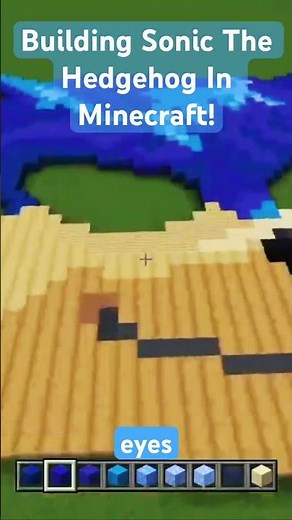 Building Sonic The Hedgehog In Minecraft!