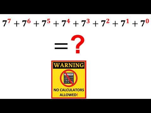 Can you find the SUM? | (Calculators NOT Allowed) | #math #maths