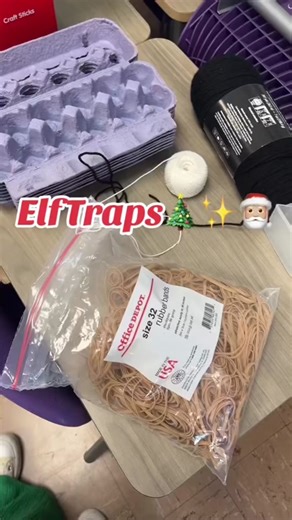 Elf Trap Stem project! We read the book, “How to Catch an Elf” then they created their traps! Super fun & easy project!! #elf #elves #elftrap #elfonashelf #stemproject #christmasproject #stemactivity #fyp