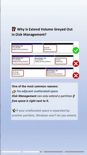 Extend Volume Greyed Out in Disk Management? Here’s the Real Fix #extend #harddrive #partition