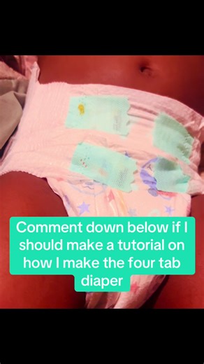 Anytime I can help another special needs mom I sure will!!! I made my daughter a four tab diaper!!! these are the only way she wears diapers at night without accidents!!! Please comment down below if you guys would like a tutorial on how I make the diaper!!! #a#autismawareness#s#specialneeds#d#diapers