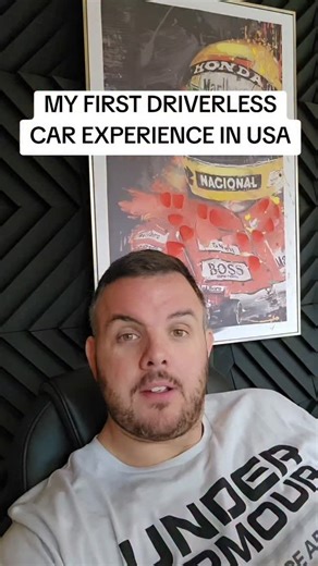 My first driverless taxi experience was in the usa and it was on Uber. The driver in a tesla model y turned on fsd and it was unbelievable #tesla #uberdriver #usa #driverless #cybercab | Driver Matty