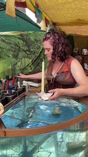 Renaissance Fair Candle Sculptures: Art and Magic