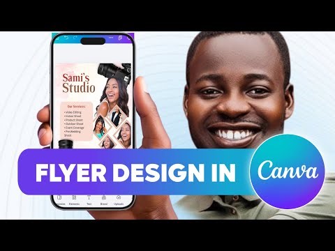 Canva Tutorial for Beginners - How to Design a flyer in Canva