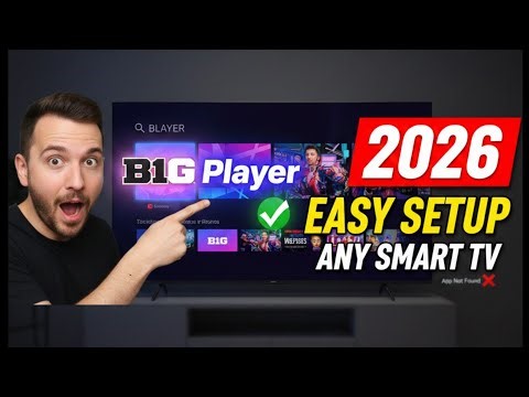 Install B1G Player on Smart TV — Full 2026 Tutorial | Install B1G Player