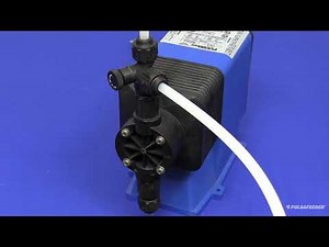 PULSAtron Series Metering Pumps - Priming your pump - Pulsafeeder