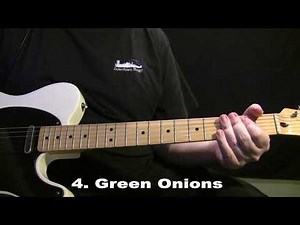 Green Onions Guitar Lesson Demo + Backing Track - The Ventures