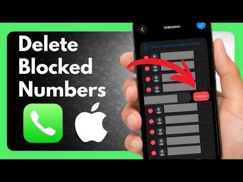 How to Delete Blocked Numbers on iPhone #iphonetricks #iphonetips