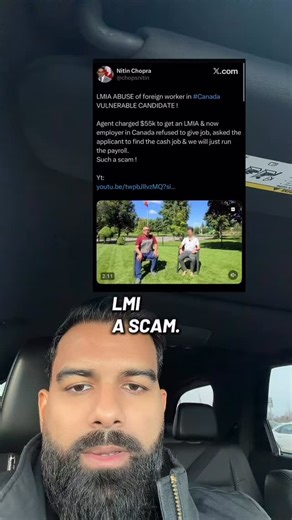 🚨 LMIA SCAM ALERT 🇨🇦 🚨 Don’t fall for this trap ❌ ❗If someone is asking you for $10K–$40K for an LMIA ❗Guaranteeing PR / Work Permit ❗Saying “100% approved” ❗Or asking for cash/WhatsApp-only deals ⚠️ IT’S A SCAM. 👉 Real LMIAs are employer-driven 👉 You cannot buy an LMIA legally 👉 Fake job offers can ban you from Canada 📢 Share this to save someone’s future 💬 Comment “LMIA” if you want the real facts #LMIAScam #CanadaImmigration #WorkPermitCanada #PRScam #ImmigrationFraud CanadaTruth Des