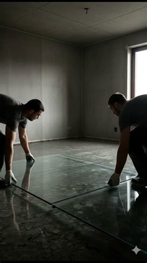 From Plain Floor to Crystal Luxury Satisfying Room Transformation #movie #interiordesign #