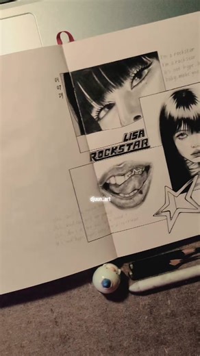 Drawing Practice with Lisa Rockstar - Pencil Art and Sketchbook Art