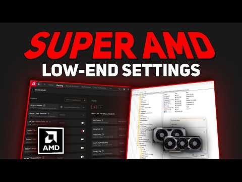 Best AMD Adrenalin Settings for Low-End PCs (Fix Stutter & Lag)